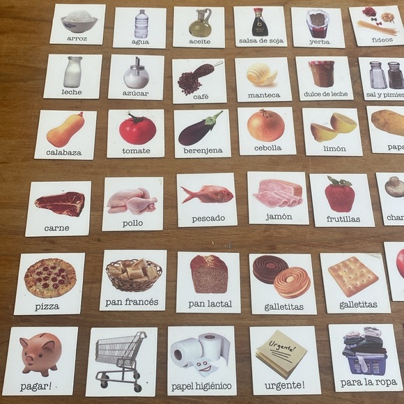 52 x Spanish Words Magnets - Picture 1 of 6